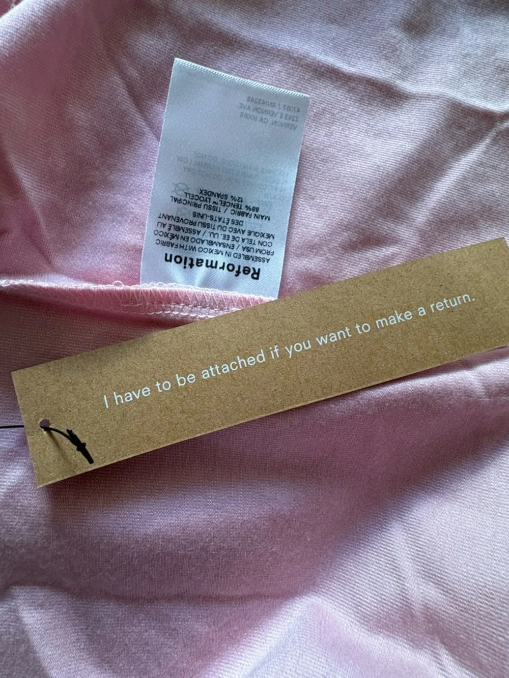 Reformation Adalynn Knit Set in Pink — NWT size L - Picture 12 of 14